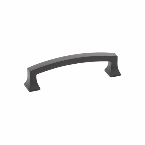 Schaub 542-MB Menlo Park, Arched Pull, Matte Black, 4" cc
