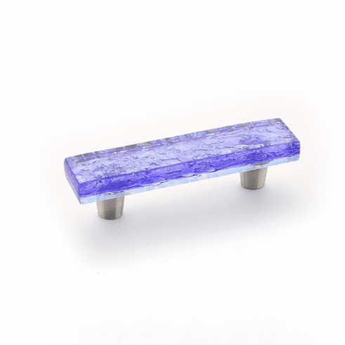 Schaub 30-PBL Ice, Pull, Glass, Pearl Blue, 3 " cc..