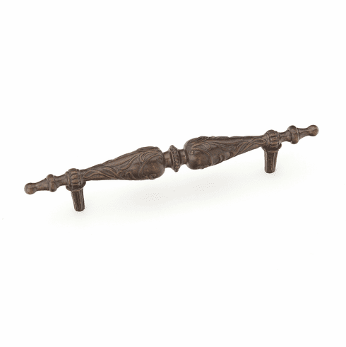 Schaub 995-DG Cantata, Pull, 5" cc in Dark Glaze Finish, with beading and scrolls