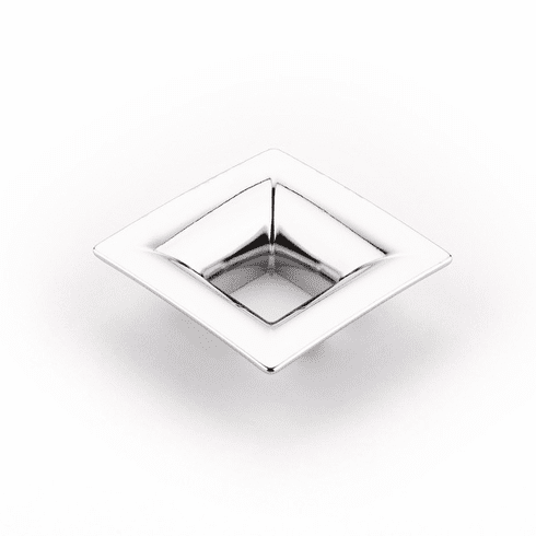 Schaub 440-26 Finestrino, Flared Square Pull, Polished Chrome, 1-1/4" cc