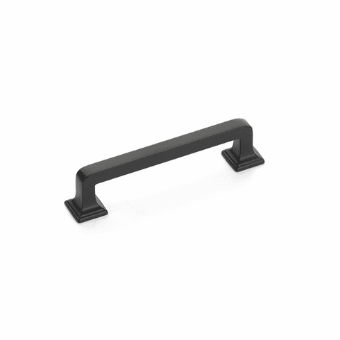 Schaub 522-MB Menlo Park, Pull, Matte Black, 3-1/2" cc