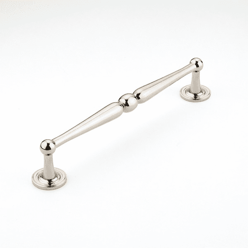 Schaub 580-PN Atherton, Pull, 8" cc with plain footplate, Polished Nickel