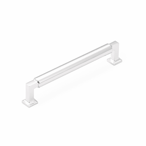 Schaub 476-26 Haniburton, Pull, 6" cc, Polished Chrome