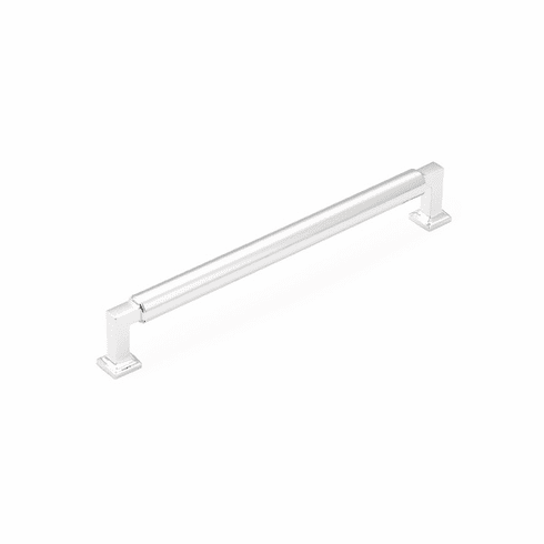 Schaub 478-26 Haniburton, Pull, 8" cc, Polished Chrome