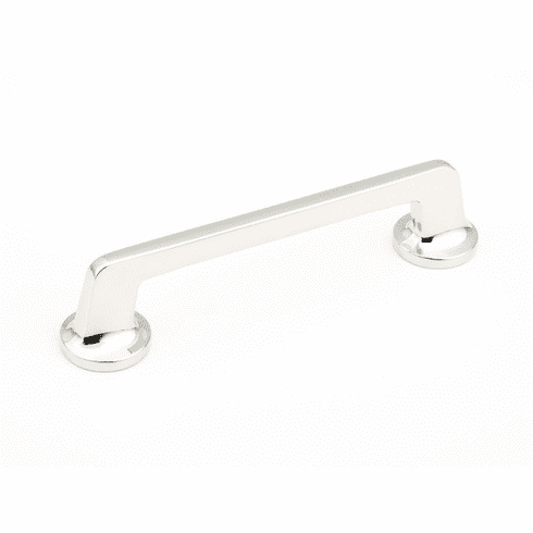 Schaub 212-PN Northport, Pull with round bases, Polished Nickel, 5" cc
