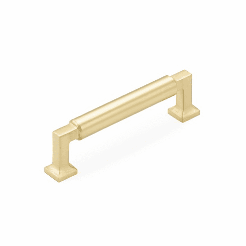Schaub 474-SB Haniburton, Pull, 4" cc, Satin Brass