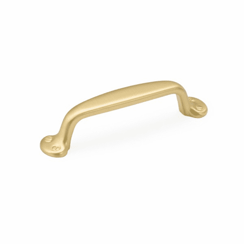 Schaub 742-SB Country, Pull, Satin Brass, 4" cc