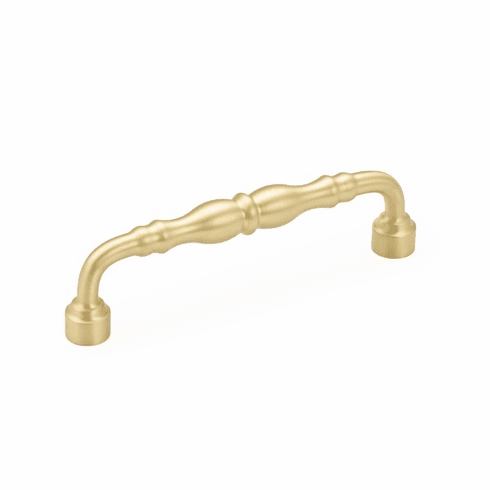 Schaub 748-SB Colonial, Pull, Satin Brass, 6" cc