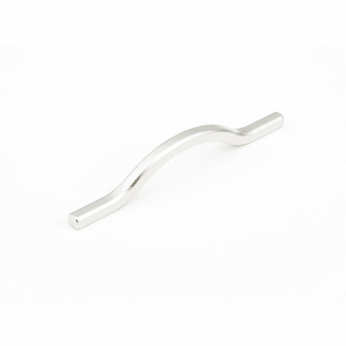 Schaub 308-15 Sorrento, Bowed Pull, Satin Nickel, 96/5-1/16" cc