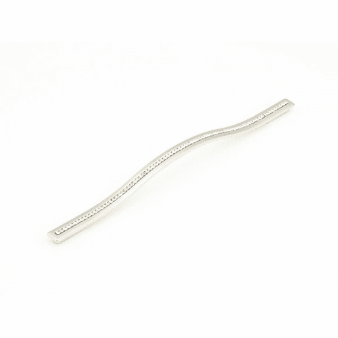 Schaub 303-15 Skyevale, Crystal Pull, Satin Nickel, 11-5/16" or 12-5/8" cc