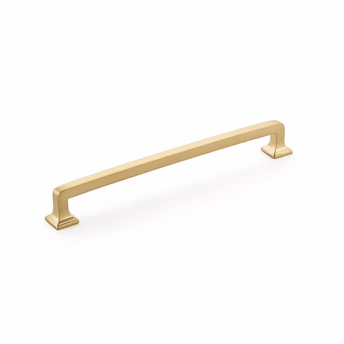 Schaub 536-SSB Menlo Park, Pull, Signature Satin Brass, 8" cc