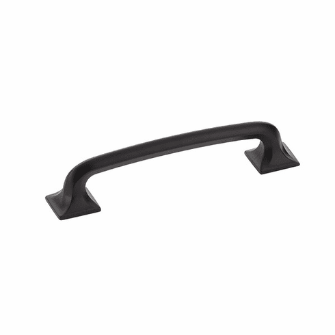 Schaub 216-MB Northport, Pull with square bases, Matte Black, 5" cc