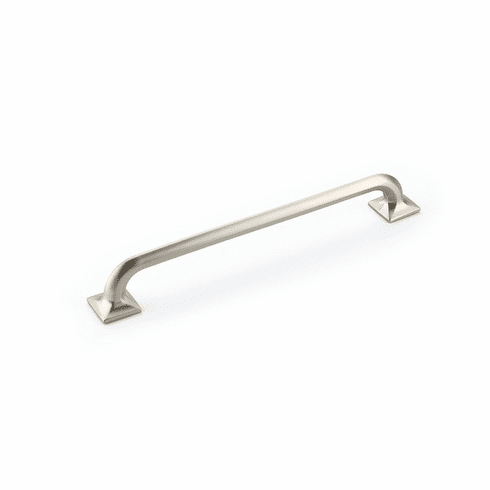 Schaub 217-15 Northport, Pull with square bases, Satin Nickel, 8" cc