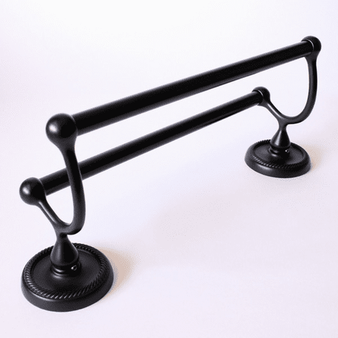 Riverside 24" Double Towel Bar Oil Rubbed Bronze by Rusticware 8122ORB