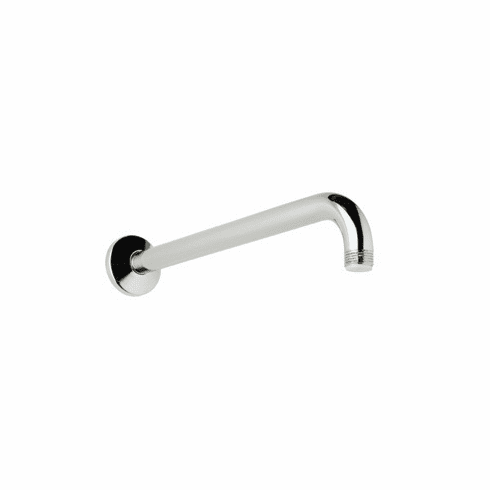ROHL 1120/12PN Bossini Brass Shower Arm 12^ For The B2160/1 Showerhead In Polished Nickel 1/2^M X 1/2^M With Adjustable Sliding Abs Escutcheon
