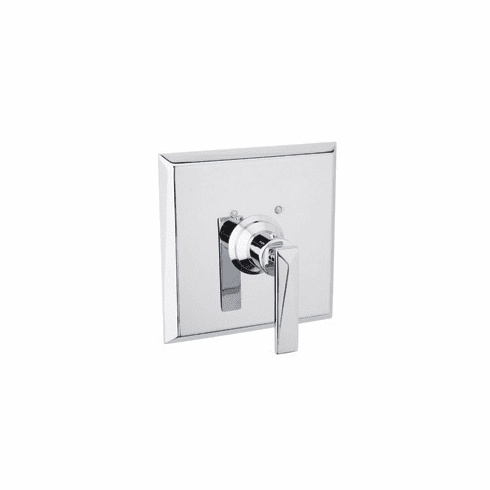 ROHL A4014LVAPC Rohl Vincent Bath Trim Only For Concealed Thermostatic Valve In Polished Chrome With Vincent Metal Lever And Without Volume Control