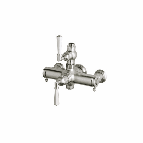 ROHL A4817LMPN Rohl Palladian Exposed Thermostatic Valve With Volume Control And Palladian Metal Levers In Polished Nickel