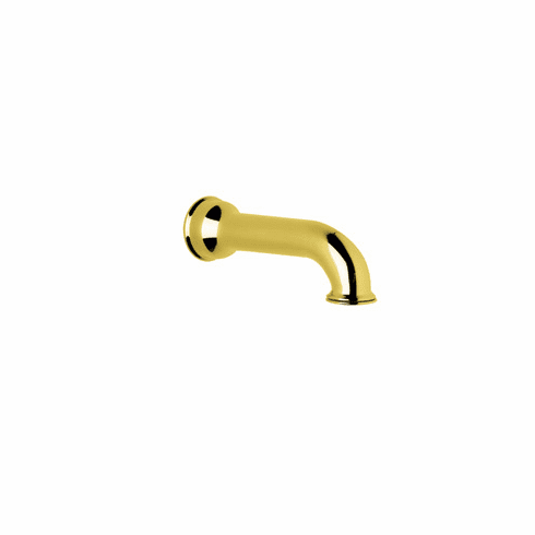 ROHL AC24-IB Rohl Arcana Wall Mounted Tub Spout In Inca Brass 1/2^ Npt 7^ Reach