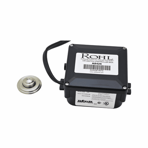 ROHL AS550TCB **Kit** Rohl Luxury Air Activated Switch Complete With Button And Control Box For Waste Disposal In Tuscan Brass Includes As525 And As426
