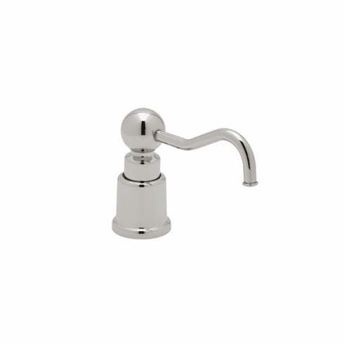 ROHL LS650CTCB Rohl Luxury Country Soap/Lotion Dispenser With 3 1/2^ Reach And One Touch System In Tuscan Brass