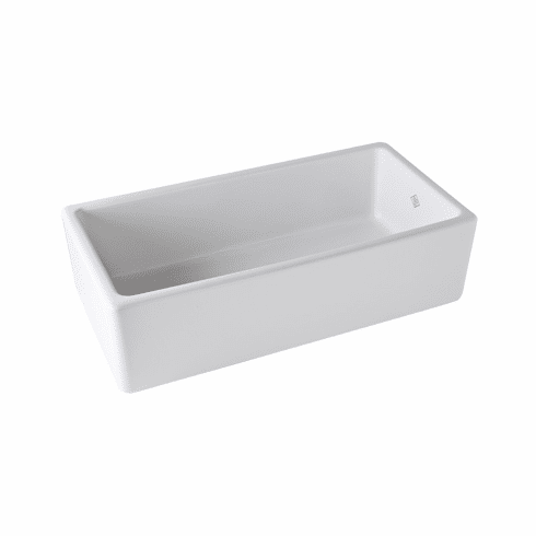 ROHL RC3618WH Shaws Lancaster Fireclay Kitchen Sink White 36^ X 18^ X 10^ Single Bowl 3 1/2^ Drain