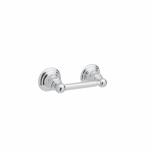 ROHL ROT18APC Rohl Country Bath Single Spring Loaded Toilet Paper Holder In Polished Chrome