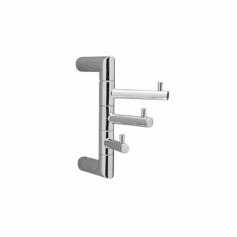 ROHL SY700-PN Rohl Modern Architectural Wall Mounted Triple Robe Hook In Polished Nickel 5 3/8^ Maximum Length