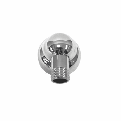 ROHL V00022PN Bossini Wall Outlet In Polished Nickel 1/2^M X 1/2^F Npt