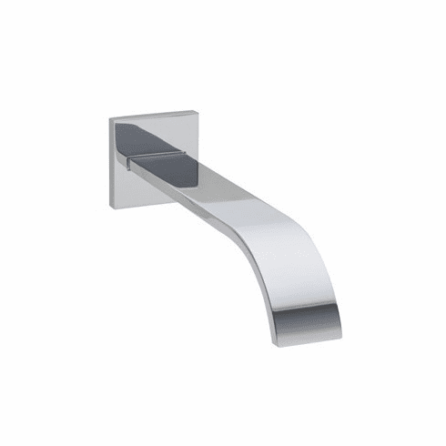 ROHL WA24-APC Rohl Wave Wall Mounted 8 3/4^ To 9 11/32^ Reach Tub Spout In Polished Chrome With 1/2^ Npt Wall Connection