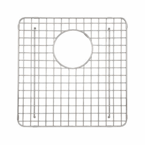 ROHL WSGRSS1515SS Wire Sink Grid For Rss1515 Bar/Food Prep Or Kitchen Sinks In Stainless Steel With Feet