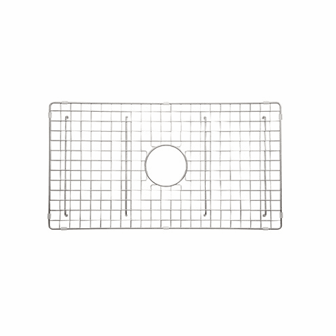 ROHL WSGUM3018SS Wire Sink Grid For Um3018 Kitchen Sinks With Center Drain Hole In Stainless Steel With Feet 14 1/4^ X 26^