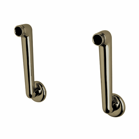 ROHL ZZ93535021-APC Rohl Arcana Pair Of Bathtub Or Wall Eccentric Unions 6^ Length For Exposed Tub Filler Mixer Ac7X In Polished Chrome