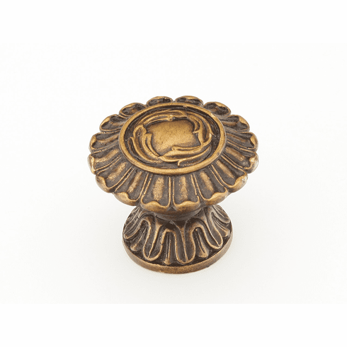 Round Knob, Dark Italian Antique, 1-1/2" dia by Schaub 937-DIA Swans