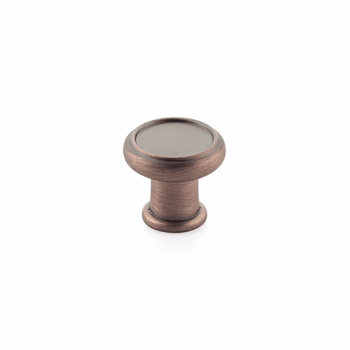 Schaub 78-EBZ Steamworks, Round Knob, 1-1/4" dia, Empire Bronze