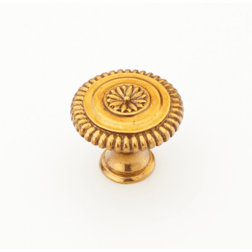 Schaub 968M-PAR Brass Knob in Paris Brass, 1-1/4" dia..