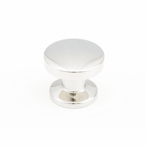 Schaub 211-PN Northport, Smooth Round Knob, Polished Nickel, 1 3/8" dia