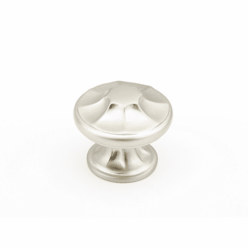 Schaub 876-15 Empire, Round Knob, Satin Nickel, 1-3/8" dia