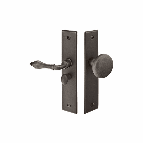 Sandcast Bronze Screen Door Lock with Rectangular Style, Medium Bronze (MB) Finish