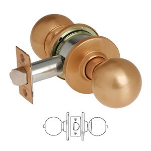 SARGENT 24-28-6U65-OB-10 6500 Series U65 Privacy/Bathroom Knob Lockset 24286U65OB10 24 28 6U65 OB 10