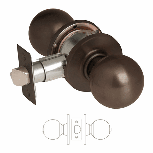 SARGENT 24-28-6U65-OB-10B 6500 Series U65 Privacy/Bathroom Knob Lockset 24286U65OB10B 24 28 6U65 OB 10B