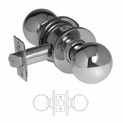 SARGENT 24-28-6U65-OB-26 6500 Series U65 Privacy/Bathroom Knob Lockset 24286U65OB26 24 28 6U65 OB 26