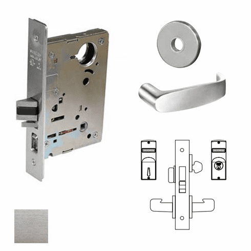 SARGENT 8224-LNL-26D-LC Mts Lever Lock X Less Cylinder