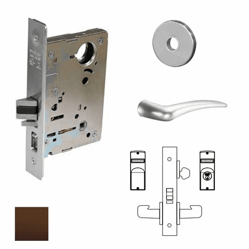 SARGENT 8237-LNA-10B-LH-LC Mts Lever Lock X Lh Less Cylinder