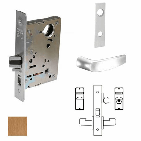 SARGENT 8237-LW1B-10-LC Mts Lever Lock X Less Cylinder