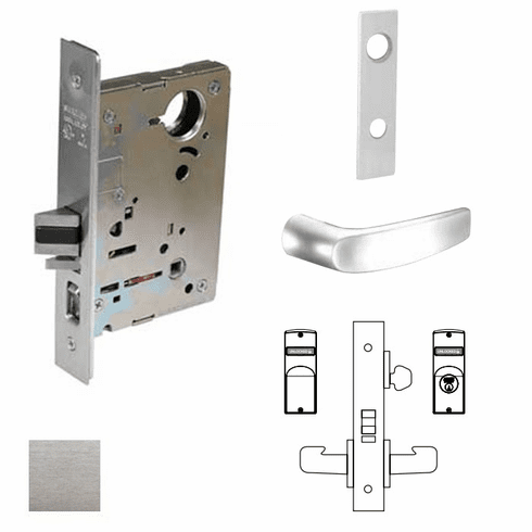 SARGENT 8237-LW1B-26D-LC Mts Lever Lock X Less Cylinder