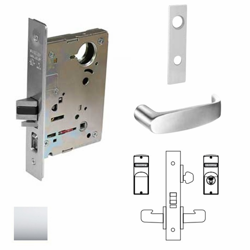 SARGENT 8237-LW1L-26-LC Mts Lever Lock X Less Cylinder