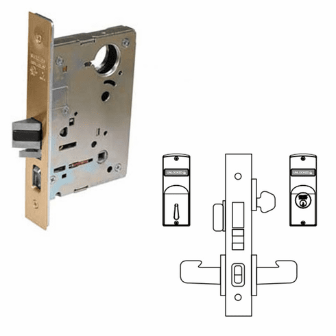 SARGENT 8245-10 8200 Series 8245 Dormitory/Exit Cylinder W/Deadbolt 824510 8245 10
