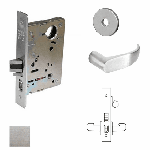 SARGENT 8255-LNP-26D-LC Mts Lever Lock X Less Cylinder