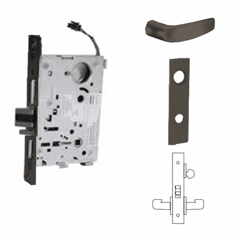 SARGENT 8270-12V-LW1B-10B Mtse Elect Ecoflex Fsafe Key Rand