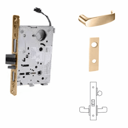 SARGENT 8270-12V-LW1L-10 Mtse Elect Ecoflex Fsafe Key Rand